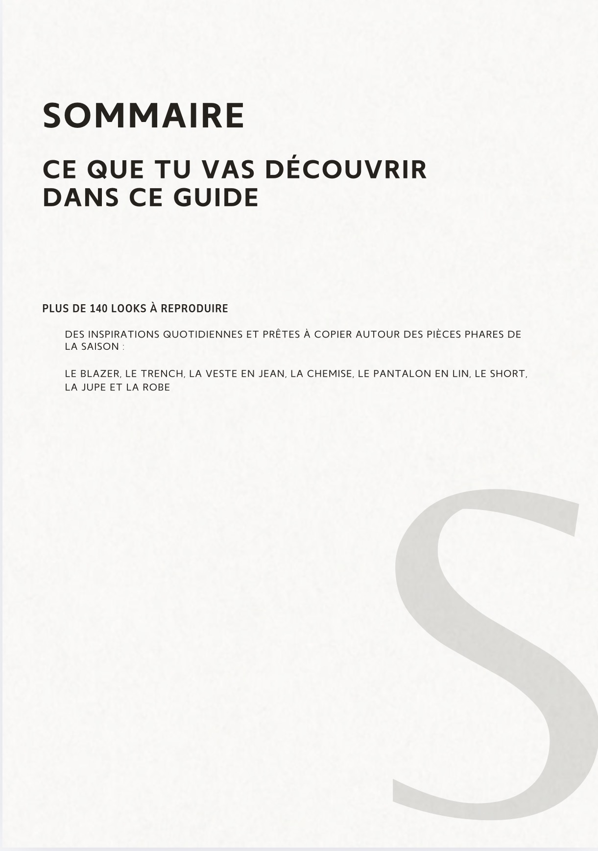 CARNET DE LOOKS - PRINTEMPS-ÉTÉ – Image 2